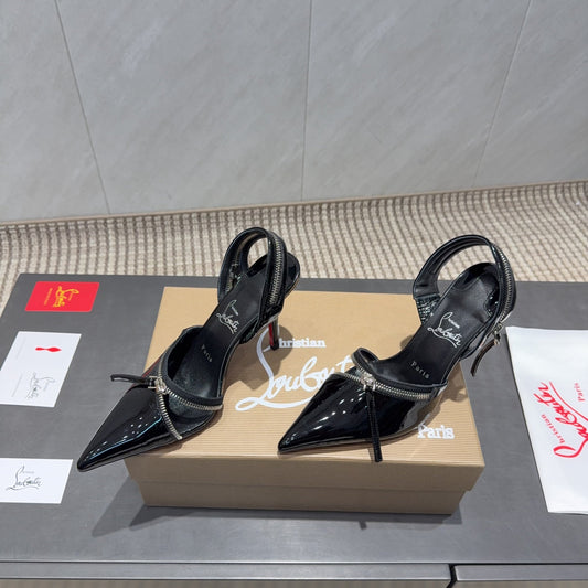 CL 26SS Slingback 100 Black Patent Leather 613787