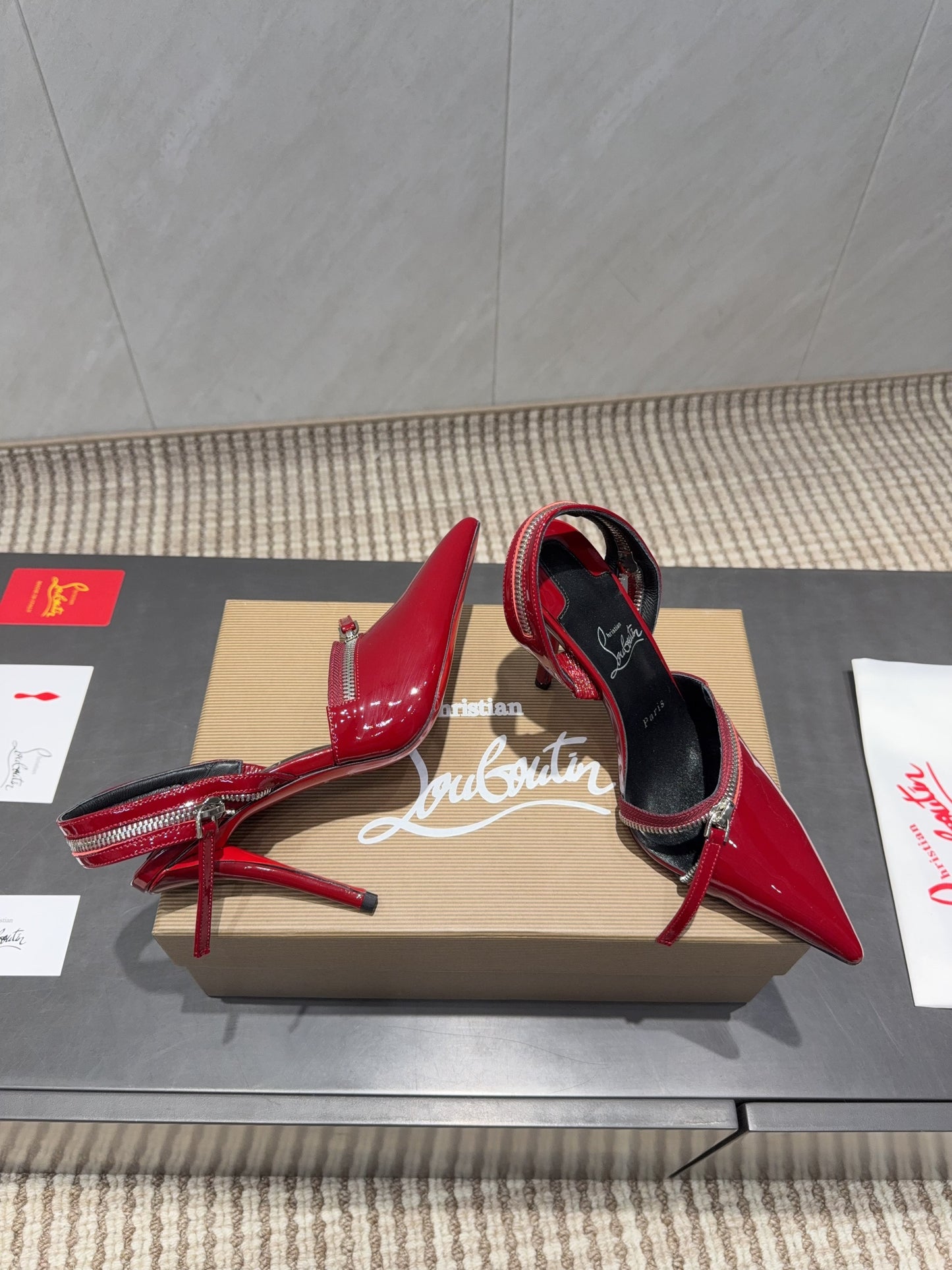 CL 26SS Slingback 100 Red Patent Leather 613789
