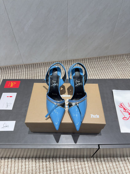 CL 26SS Slingback 100 Blue Patent Leather 613791