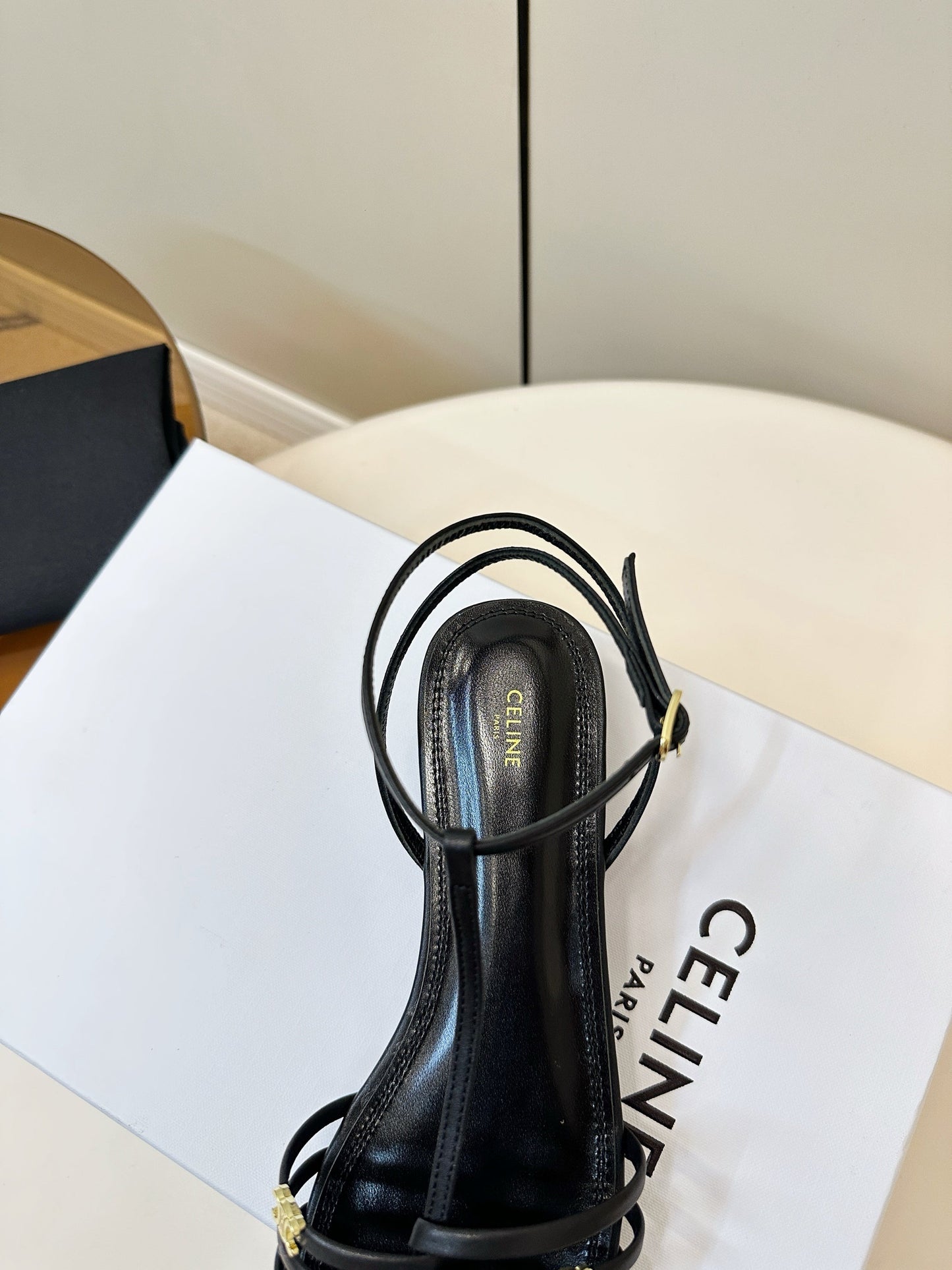 Celine 26 Cage Sandals Leather 771072