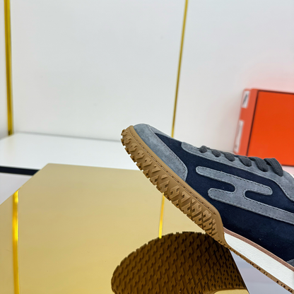 HM 2026 Casual Sneakers Navy Blue Suede 667358
