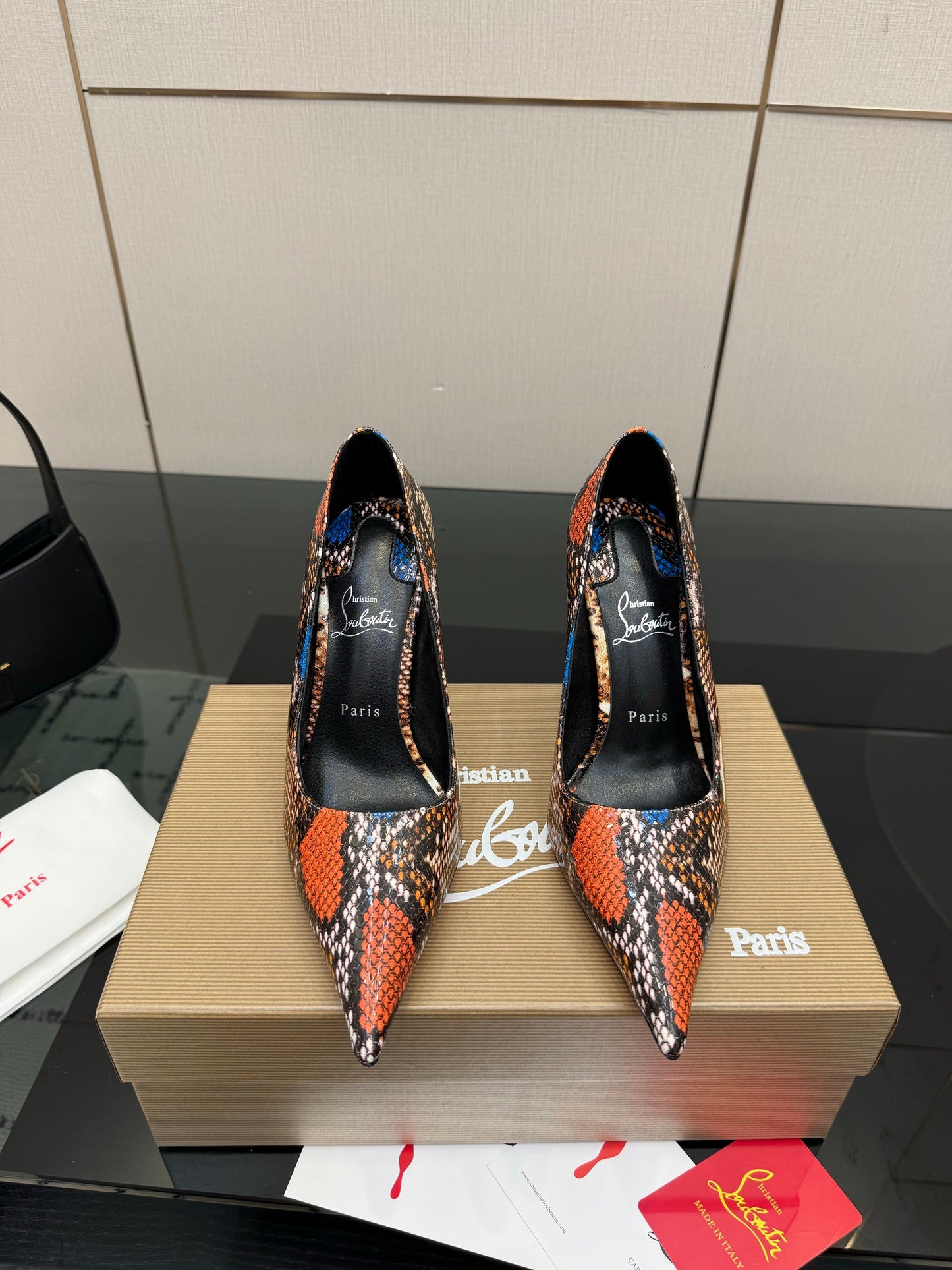 Christian Louboutin 2026 Heels Pumps 100mm Patent Leather Sheepskin 791555