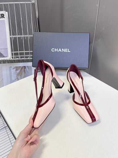 Chanel 2026 Mary Jane Slingback 85mm Patent Calfskin 895338