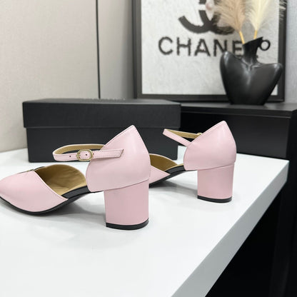 CC 2026 Mary Jane Sandals 65 Light Pink Cowhide 668121