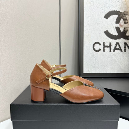 CC 2026 Mary Jane Sandals 65 Brown Cowhide 668120