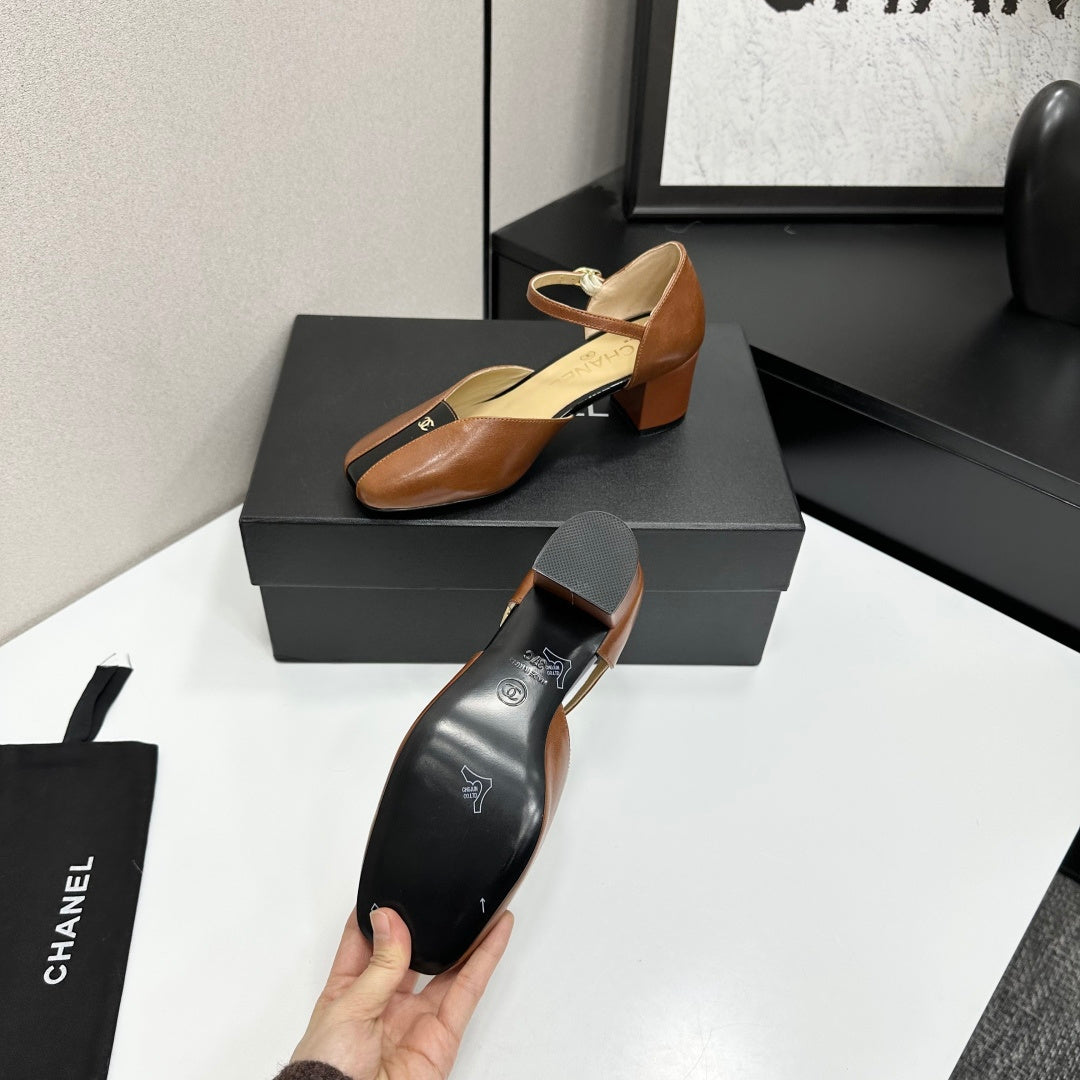 CC 2026 Mary Jane Sandals 65 Brown Cowhide 668120