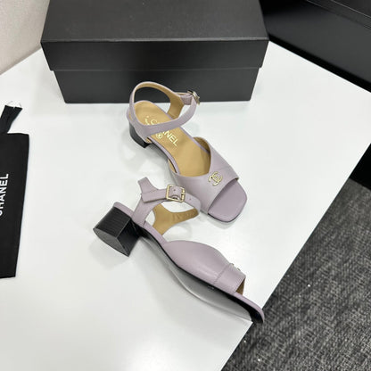 CC 2026 Mary Jane Sandals 45 Light Purple Cowhide 668115