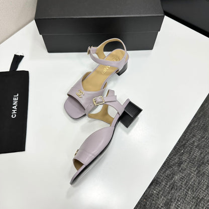 CC 2026 Mary Jane Sandals 45 Light Purple Cowhide 668115