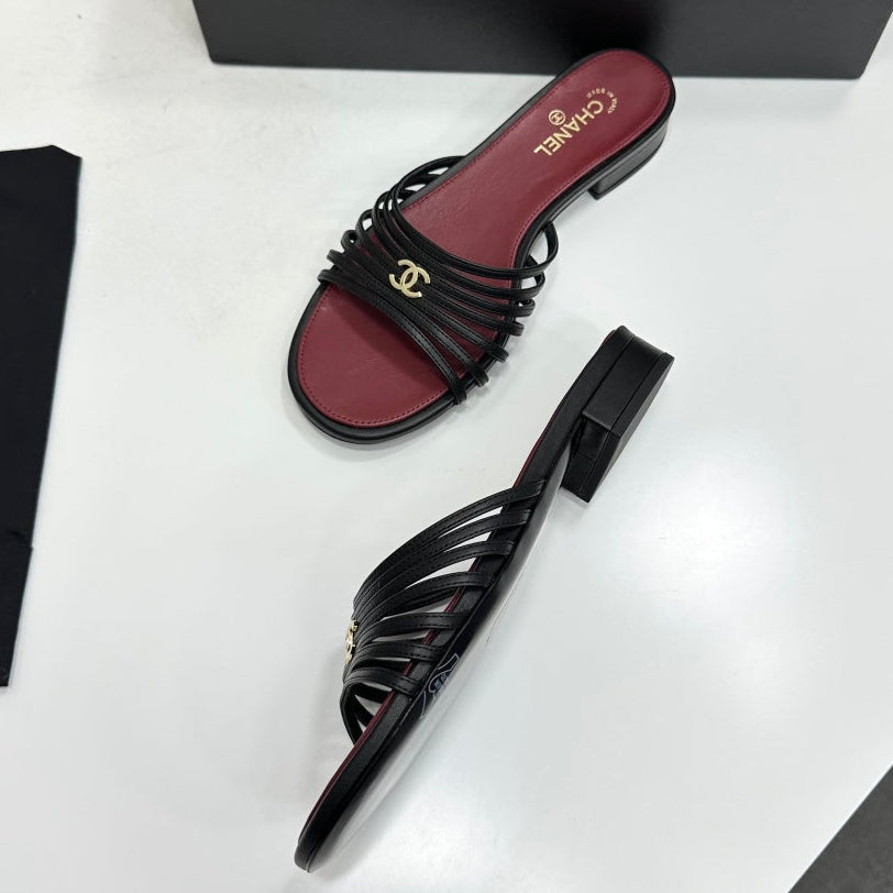 Chanel 2026 Flat Slides Calfskin 894918