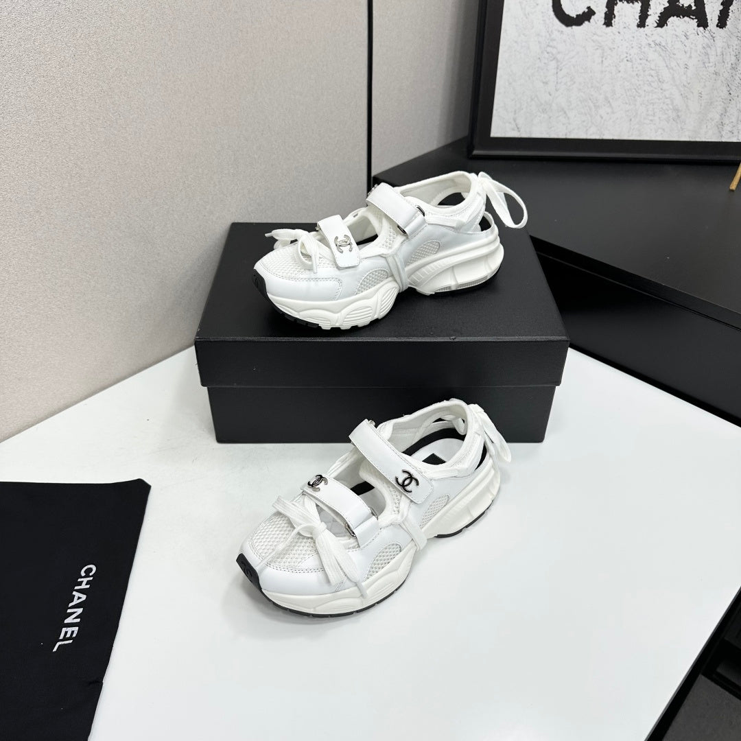 Chanel 2026 Casual Sneakers 30mm Mesh Calfskin 894891