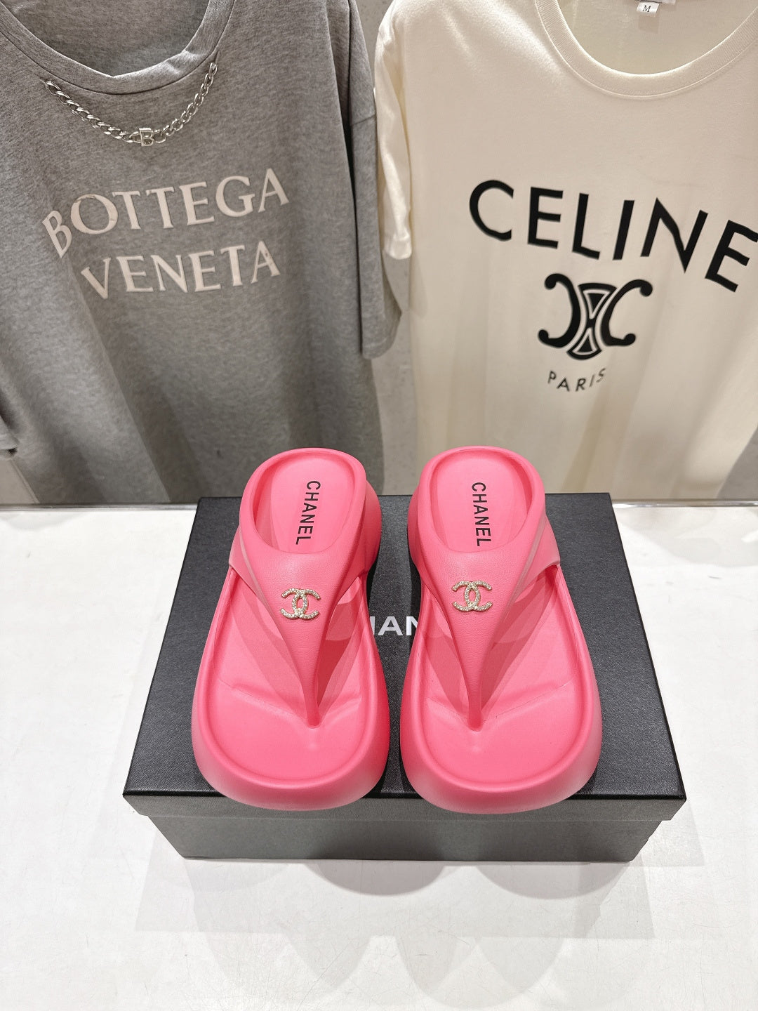 Chanel 2026 Flip-Flops Platform Wedge Heels 794233