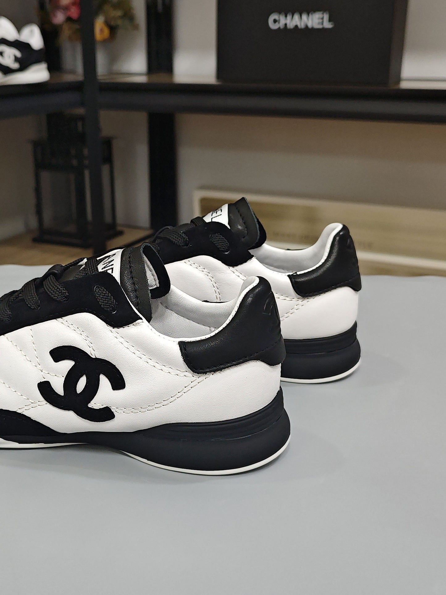 Chanel 2026 German Training Shoes Sheepskin Calfskin Leather 833319