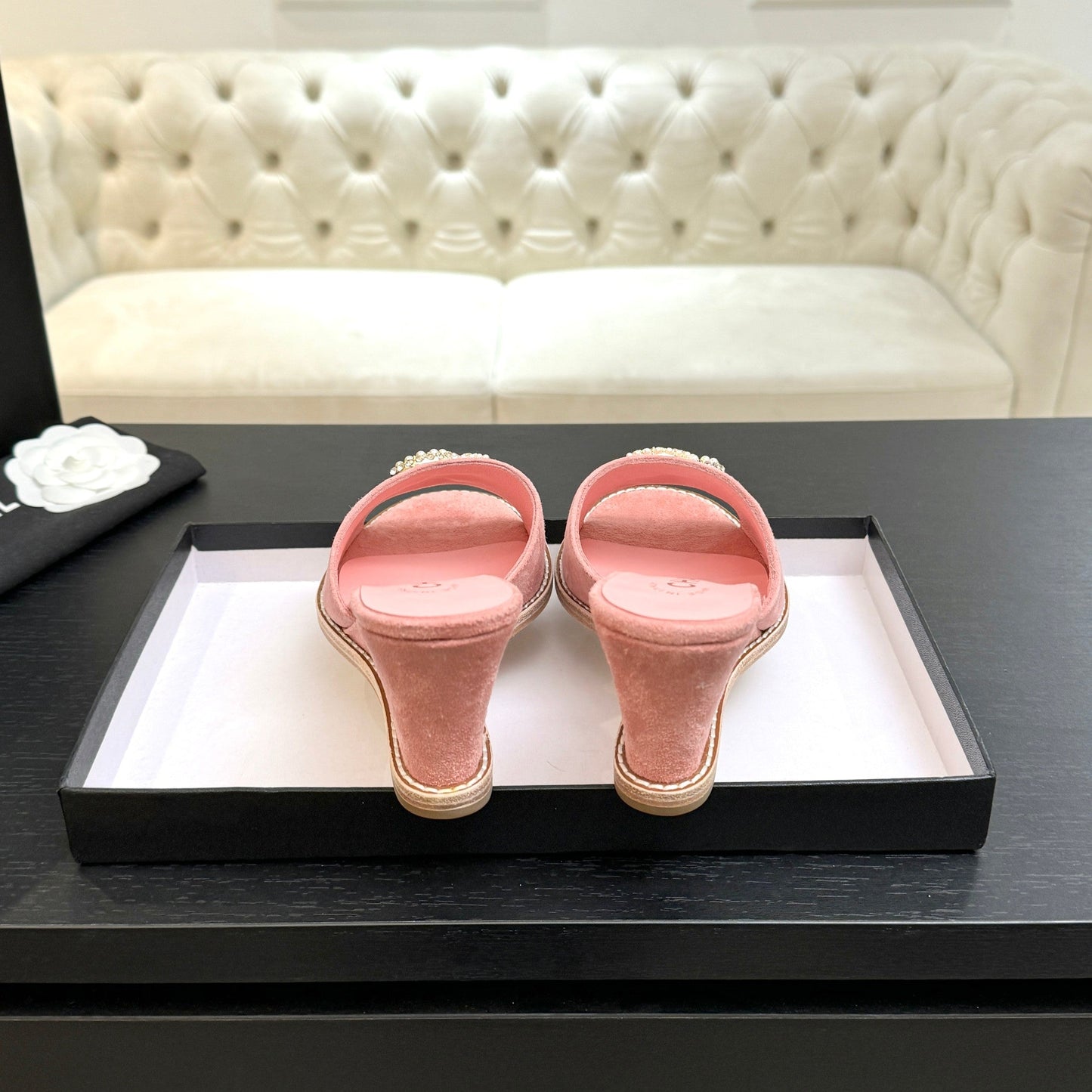 CC 2026 Wedge Sandals 65 Suede