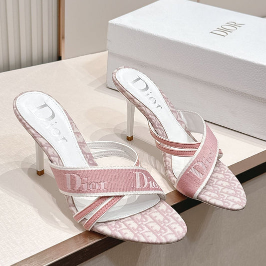 Dior 2026 Monogram Sandal 85mm Canvas Leather 844325