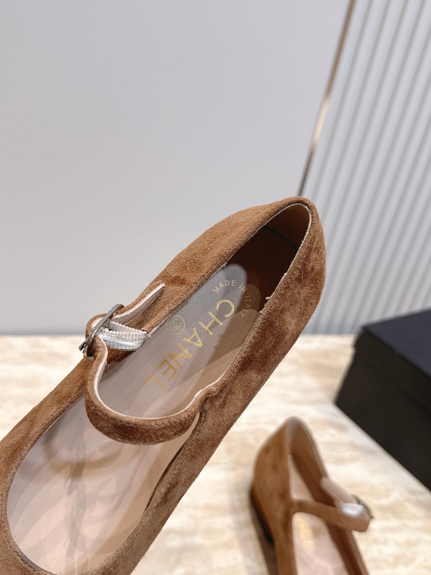 Chanel 2026 Ballet Flat 25mm Suede Calfskin 899012