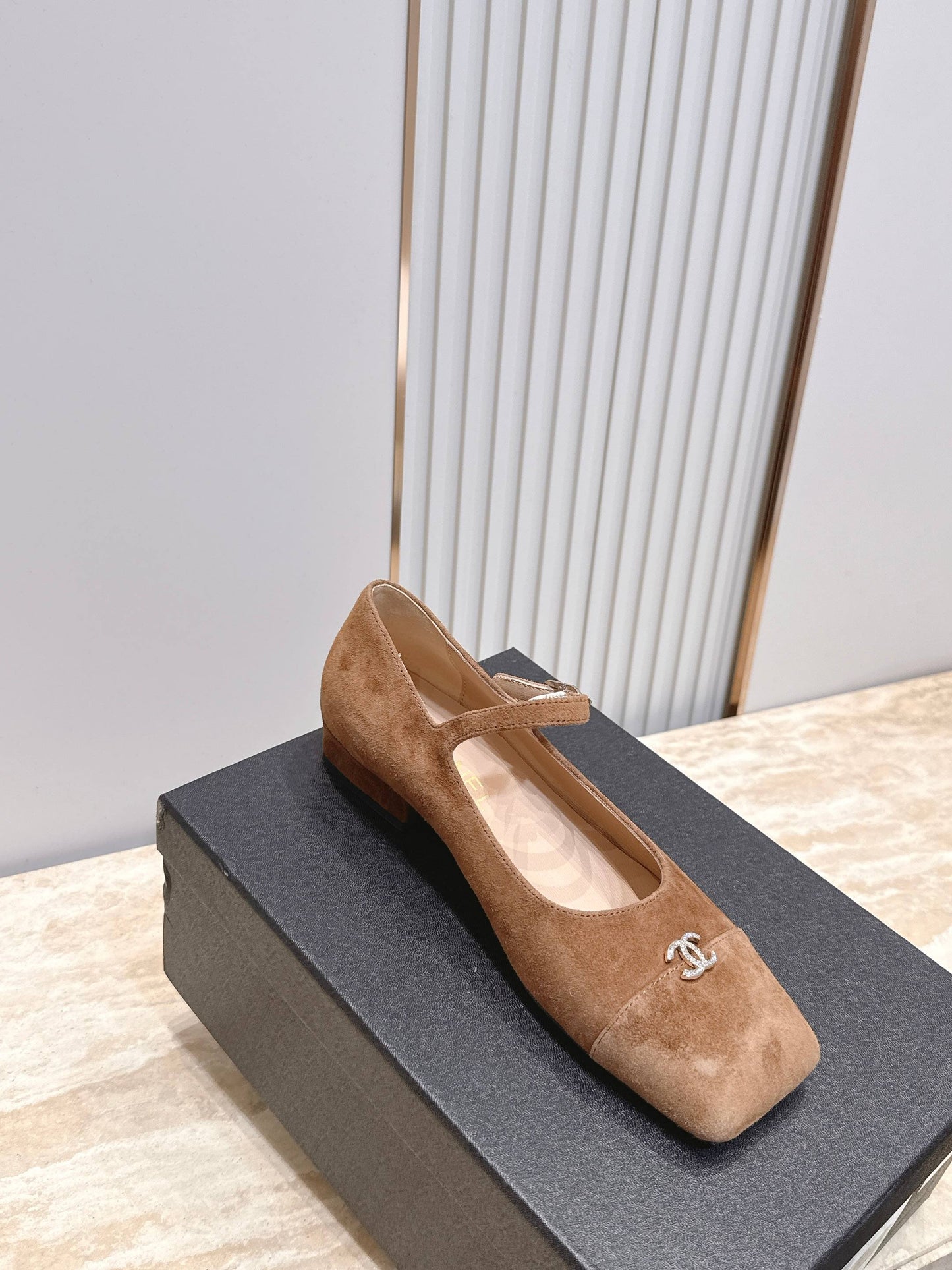 Chanel 2026 Ballet Flat 25mm Suede Calfskin 899012
