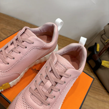 HM 26ss Sneakers Pink Leather 638568