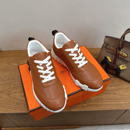 HM 26ss Sneakers Camel Brown Leather 638574
