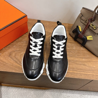 HM 26ss Sneakers Black Leather 638578