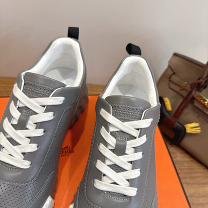 HM 26ss Sneakers Gray Leather 638579