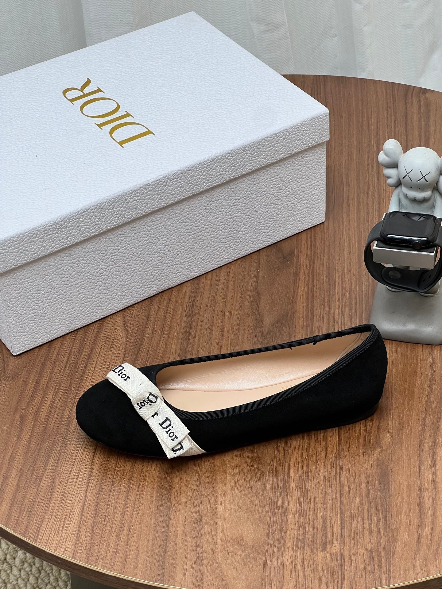 Dior 2026 Ballet Flat Velvet Cowhide 846591