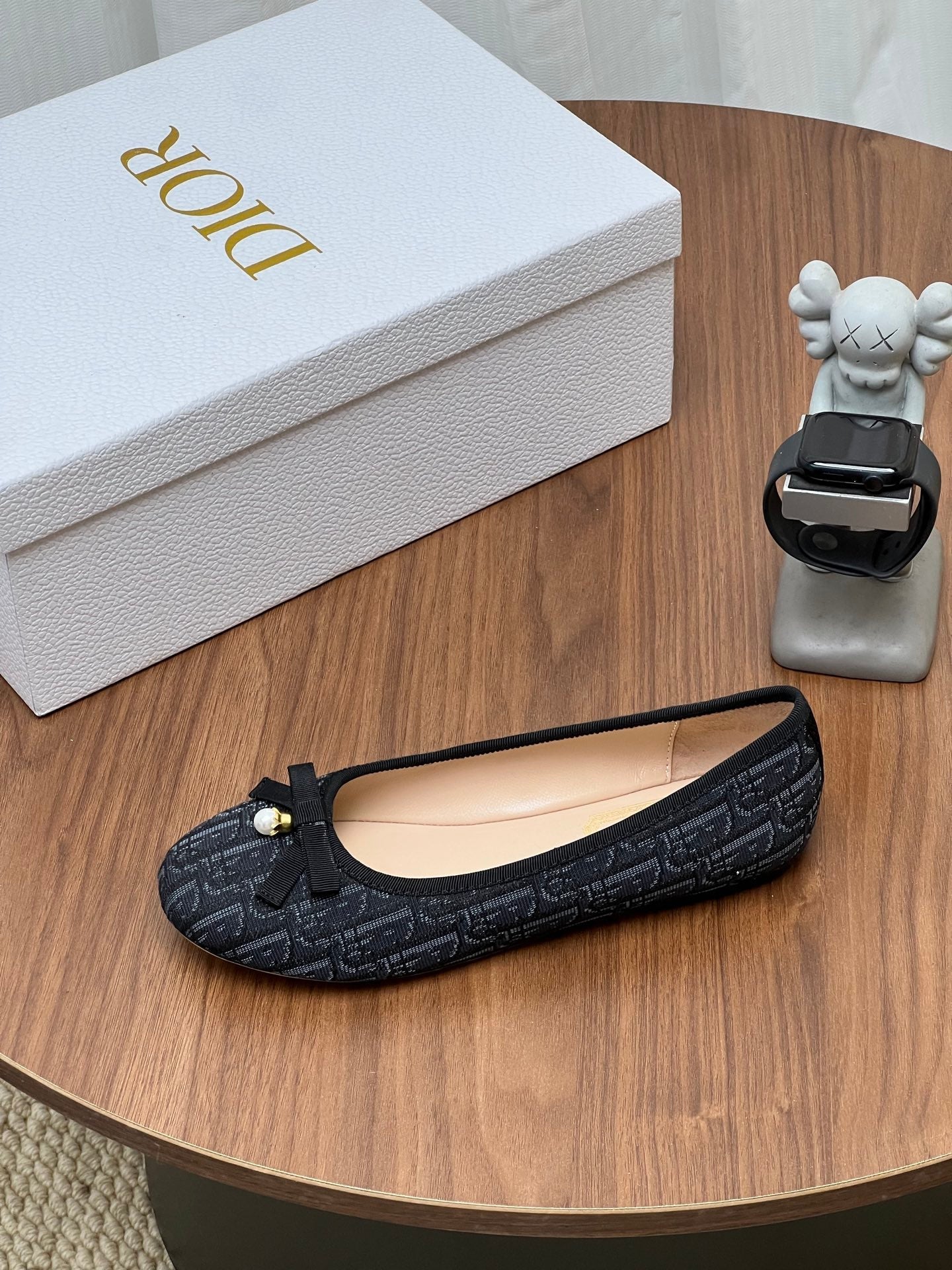 Dior 2026 Oblique Ballet Flat Fabric Cowhide 846595