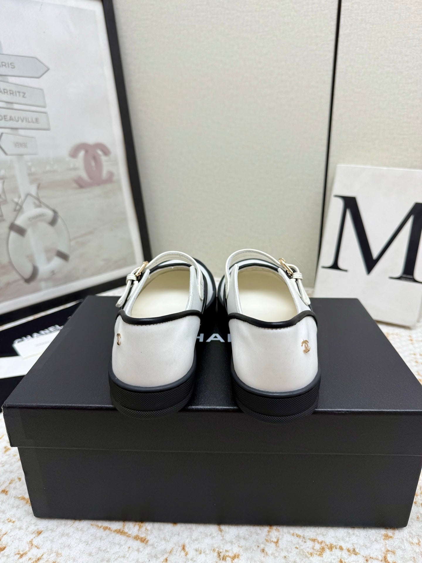 Chanel 2026 Coco Beach Mary Jane Shoes Synthetic Fabric Rubber 790967