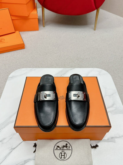 HM 2026 Mule Calfskin Suede 859384