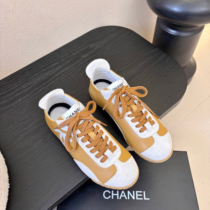 CC 2026 Sneakers Calfskin and Embossed Suede Calfskin