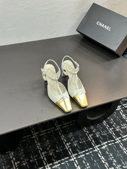 Chanel 2026 Slingback Pumps Leather Sheepskin 832516