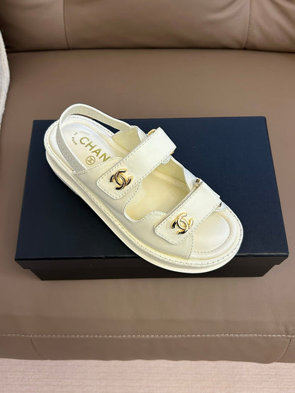 Chanel 2026 Dad Sandals Rubber Leather 779330
