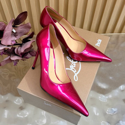 Christian Louboutin 2026 Miss Z 100mm Pumps Pearlescent Patent Leather 776030