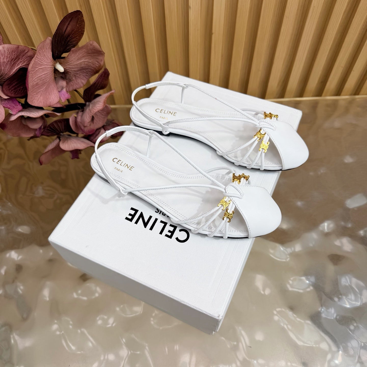 Celine 2026 Arc de Triomphe Cocktail Sandal Calfskin 228222