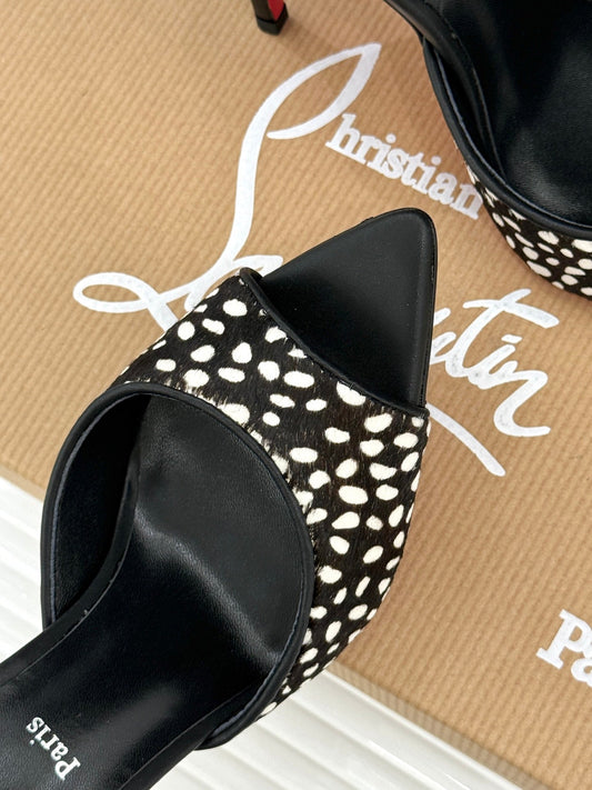 Christian Louboutin 2026 Apostropha High-Heeled Mules 80mm 785429