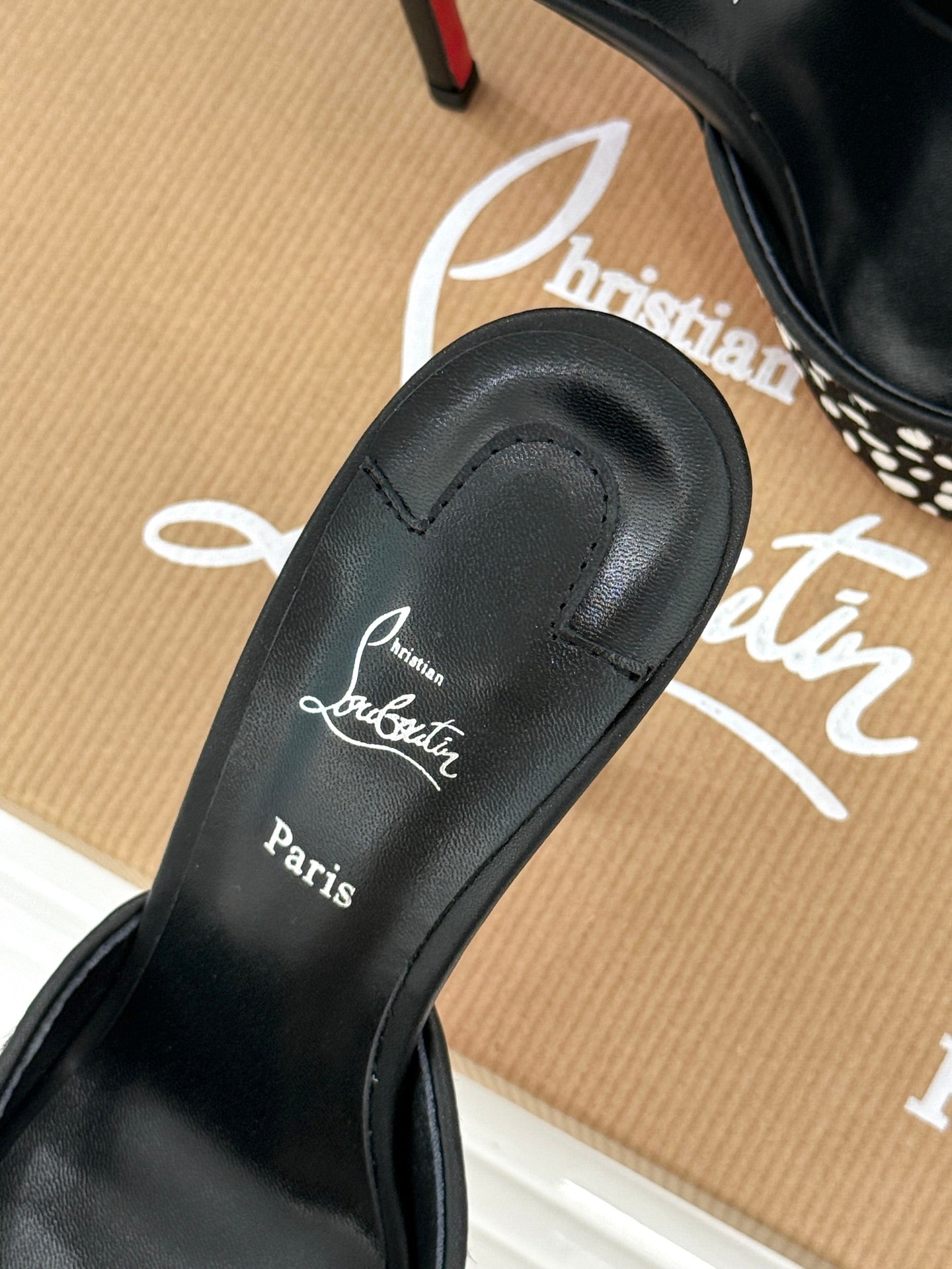 Christian Louboutin 2026 Apostropha High-Heeled Mules 80mm 785429