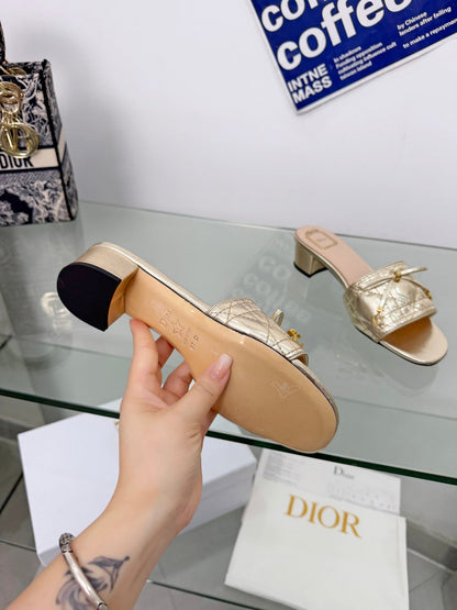 Dior 2026 Sandal 45mm Metallic Leather 844877