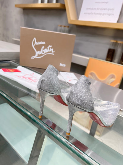 Christian Louboutin Degrastrass PVC 100mm Pump 833134