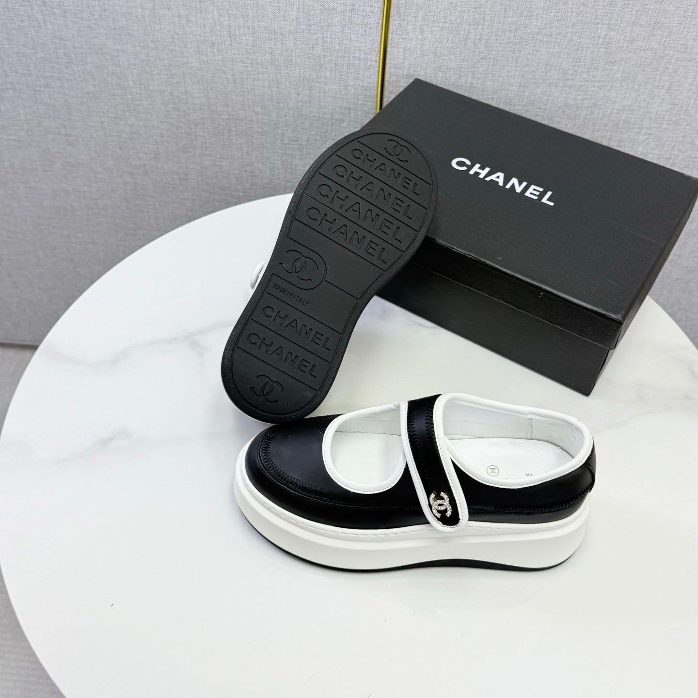 Chanel 2026 Platform Mary Jane Shoes Lambskin 801466