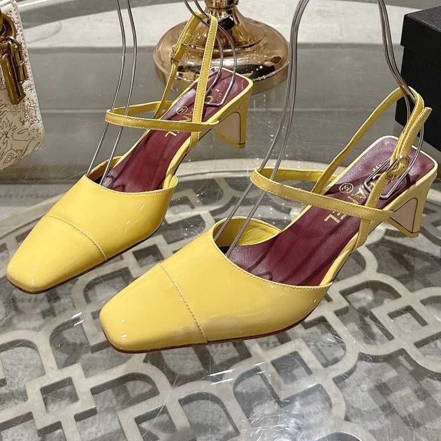 Chanel 2026 Mary Jane Sandals Leather Sheepskin 834483