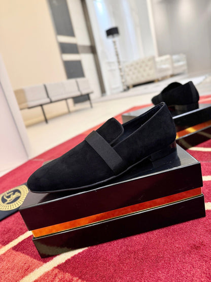 Christian Louboutin Dandydeco Velvet Loafer Suede 863842