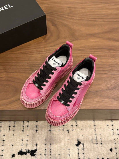 CC 26s Casual Sneaker Dark Pink Leather 183615