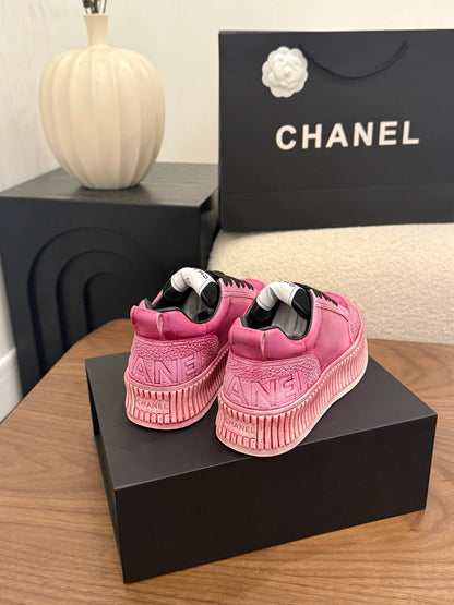 CC 26s Casual Sneaker Dark Pink Leather 183615