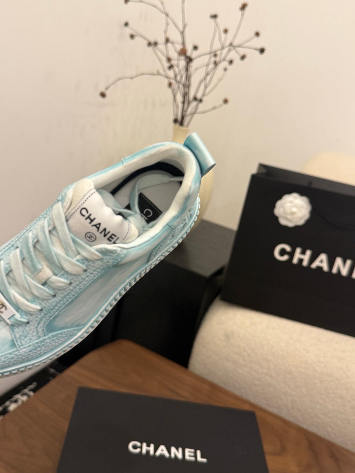 CC 26s Casual Sneaker Blue Pastel Leather 183619