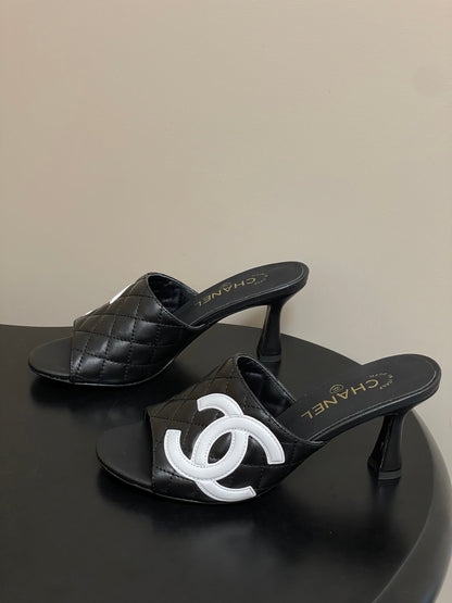 Chanel 2026 High-Heeled Sandals Lambskin Sheepskin 834712