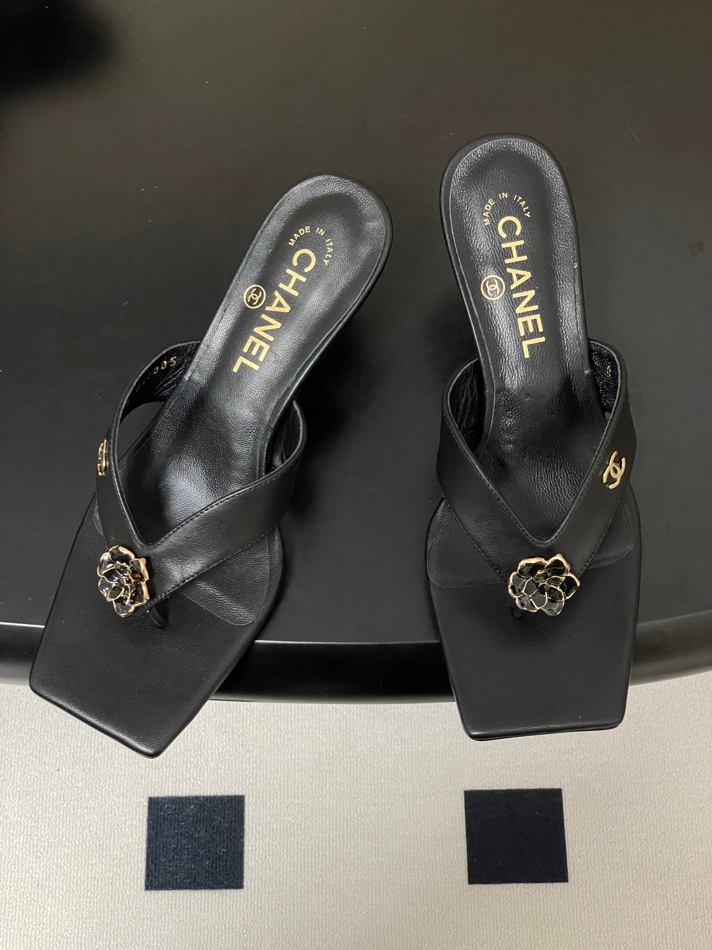 Chanel 2026 Square Toe Slingback Sandals Cowhide Sheepskin 834729