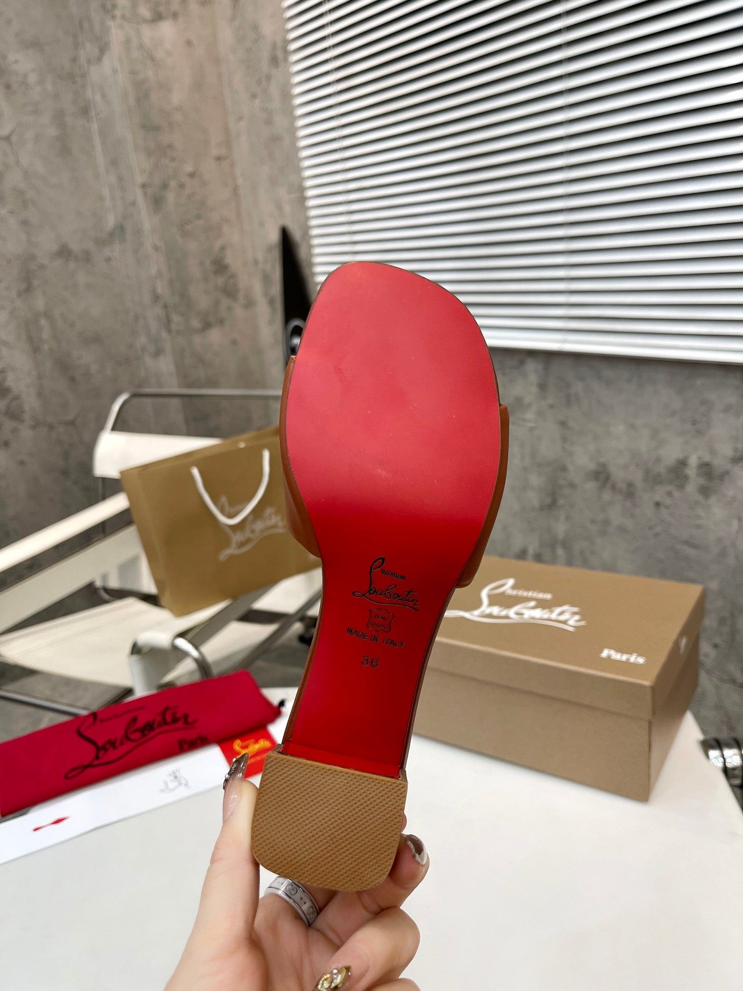 Christian Louboutin 2026 So CL 55mm Mules Leather 780407