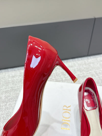 CD 26s High Heels Pump 85 Red Patent Leather 661474