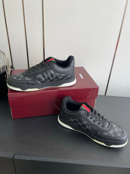 GG 26 Couple Sneakers Black Cowhide 631673