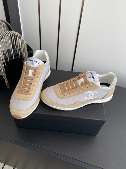 Chanel 2026 Sneaker Brown Fabric And Calfskin Suede 895744