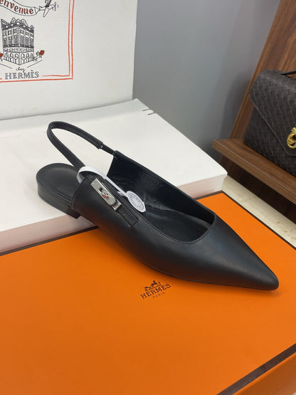 HM 26ss Slingback Flat Calfskin 607276